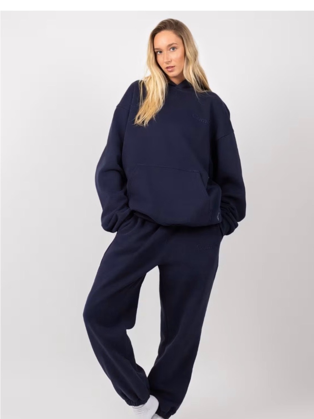 Comfrt  Minimalist Navy Sweatpants size XS